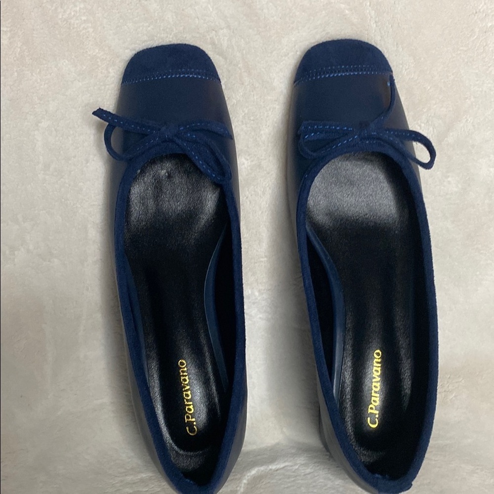 Women's Blue Ballet Flats